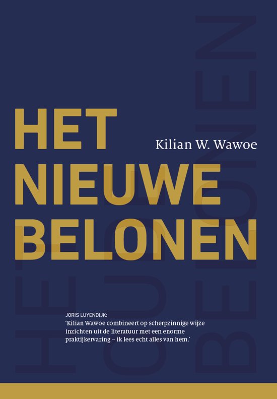 Boek van Kilian Wawoe over Het Nieuwe Belonen