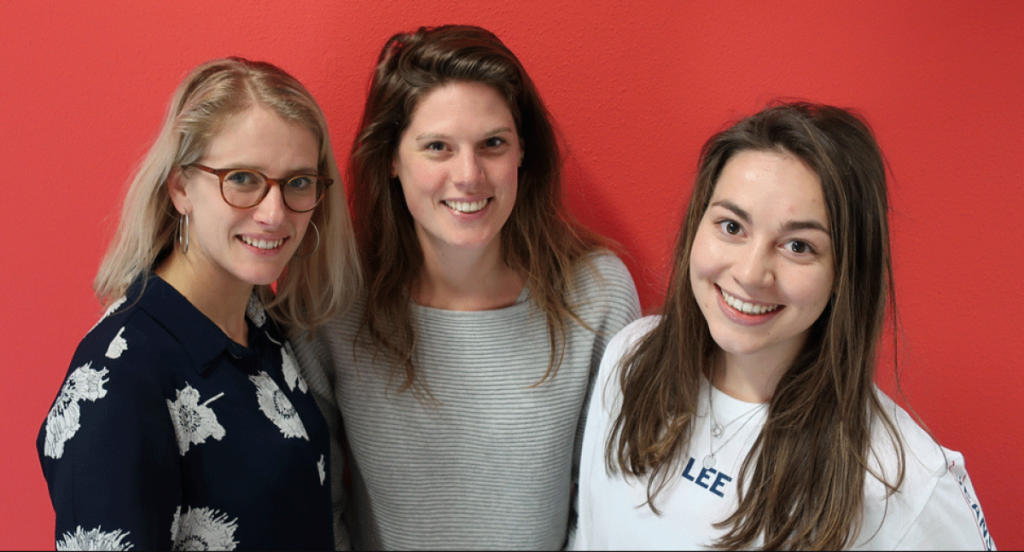 HR team van ICM: Lieke Bosch, Mariëlle van Wieringen, Cristel van den Heuvel