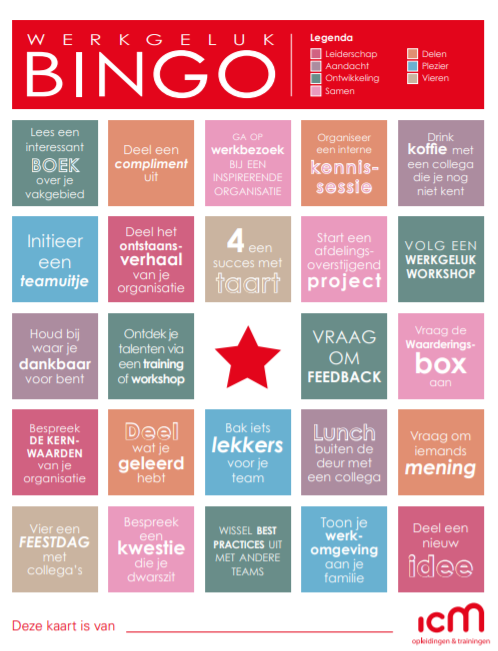 De ICM Werkgelukbingo voor meer geluk in je werk